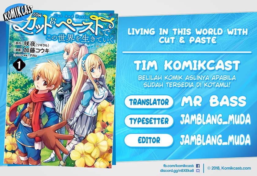 Living In This World With Cut & Paste Chapter 01.5 Gambar 1
